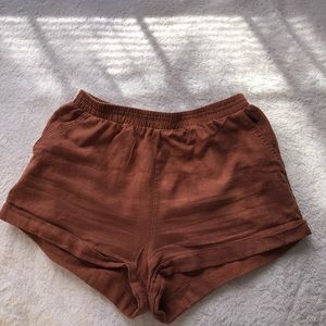 Brown Shaded Shorts